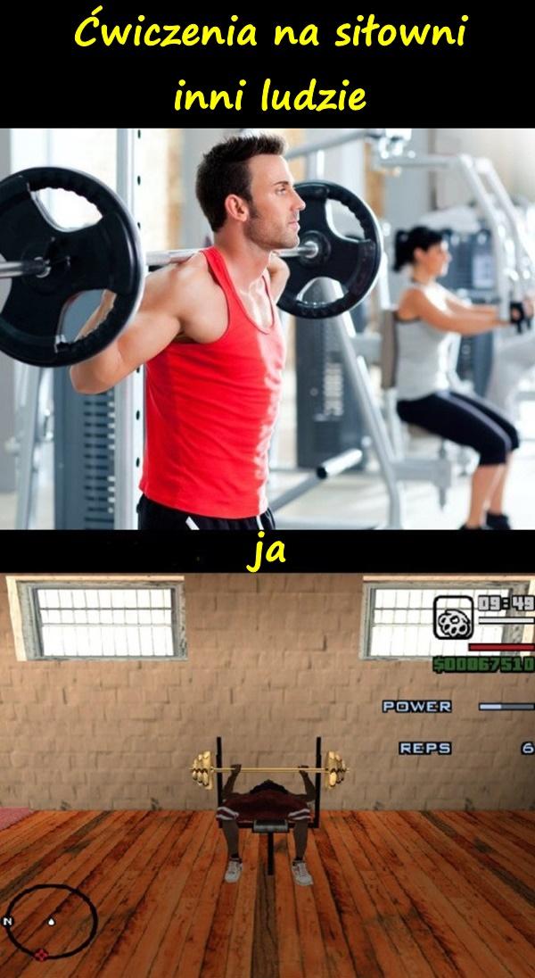Ćwiczenia na siłowni