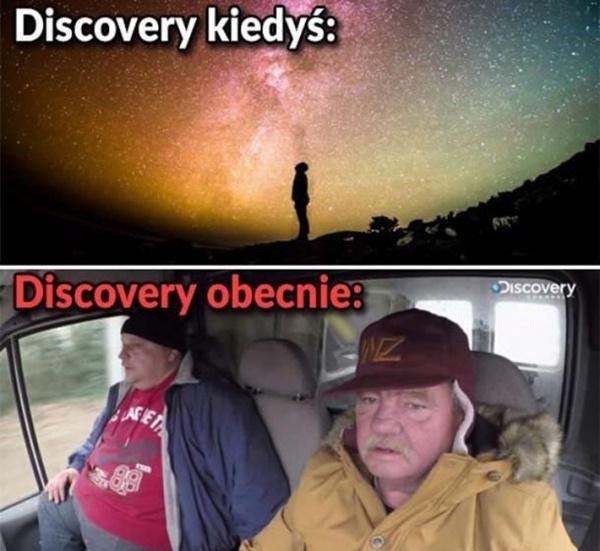 Discovery kiedyś i obecnie