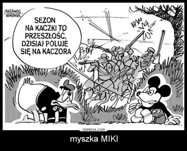 Myszka Miki kultowy bohater kreskówek.