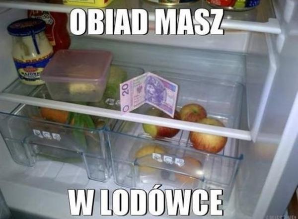 Obiad masz w lodówce