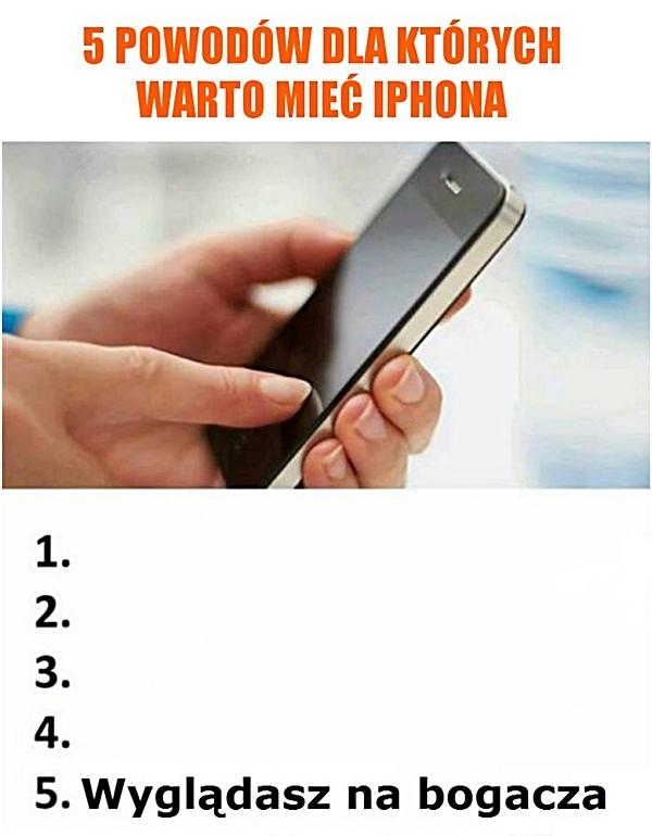 Pięć powodów dla których warto mieć iPhona